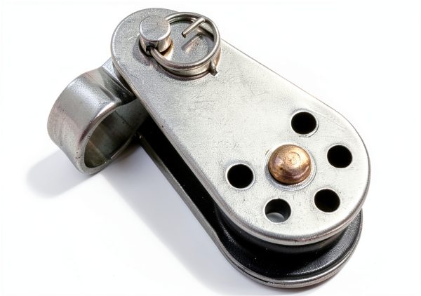 Prolinemax Marine Stainless Steel 1/4" Pulley Block Removable Pin & Toggle Nylon Sheave-7