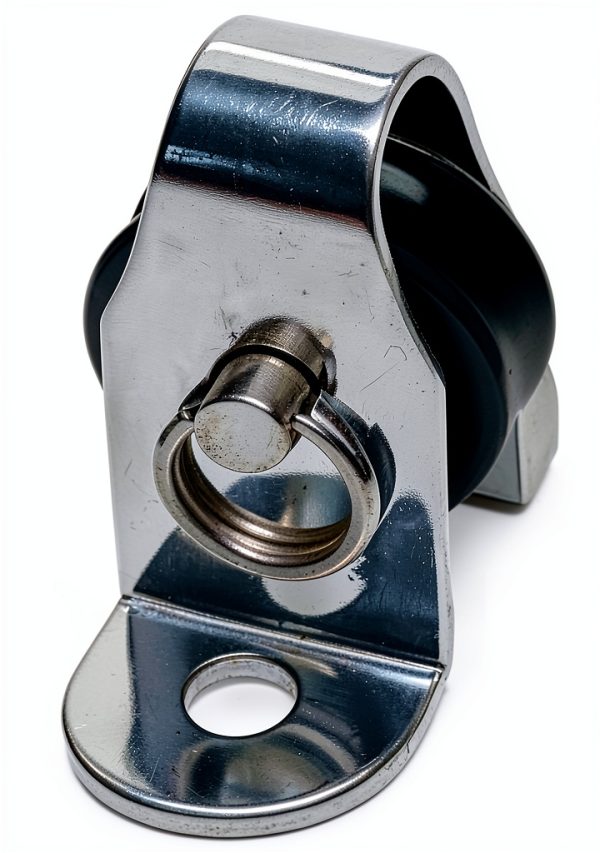 Prolinemax 4 Pc Marine Stainless Steel T304 1/4" Surface Mount Pulley Block Nylon Sheave-4