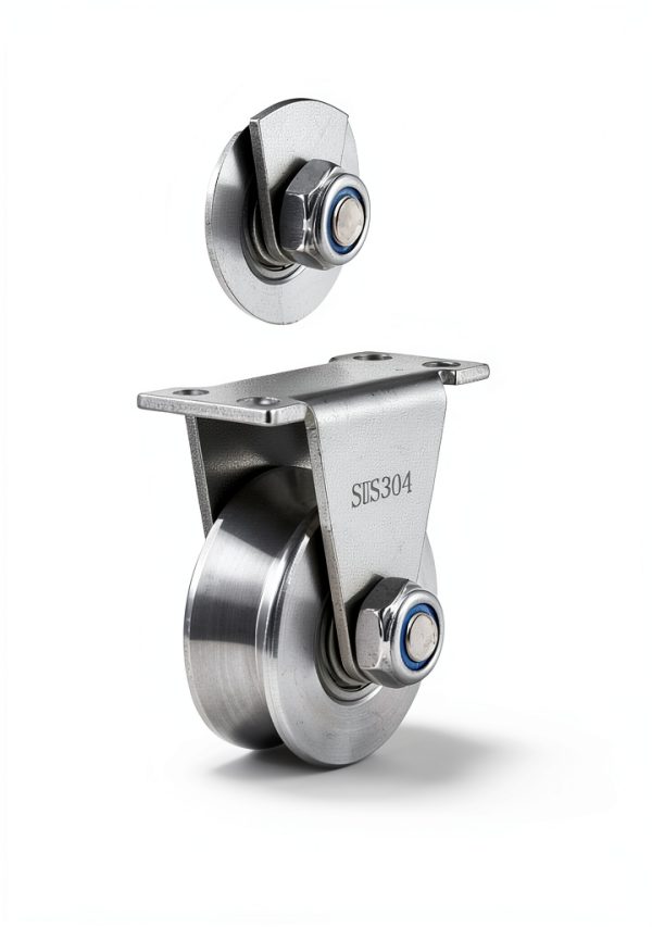 V Groove Wheel Pulley Block WENHUALI Stainless Steel Super Silent-1