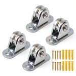 Small Pulley Block Serlium 4-Pack Mini Duplex Stainless Steel-0