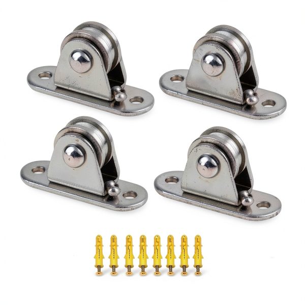 Farady Small Pulley Block Silent Wall Mounted Carbon Steel Pulley (4)-0