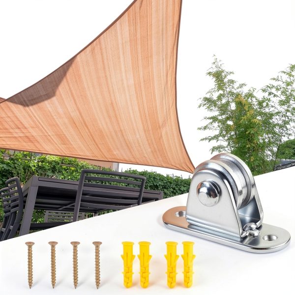 Farady Small Pulley Block Silent Wall Mounted Carbon Steel Pulley (4)-1