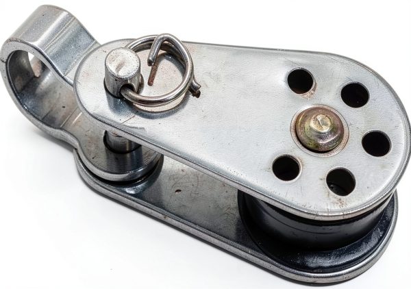 Prolinemax Marine Stainless Steel 1/4" Pulley Block Removable Pin & Toggle Nylon Sheave-6