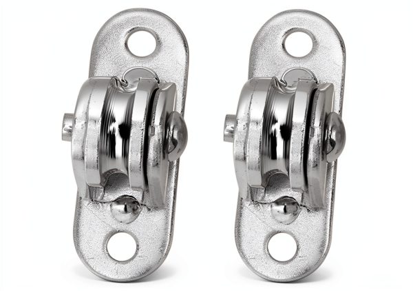 Small Pulley Block PerGar Stainless Steel Duplex Fixed (2pcs)-8