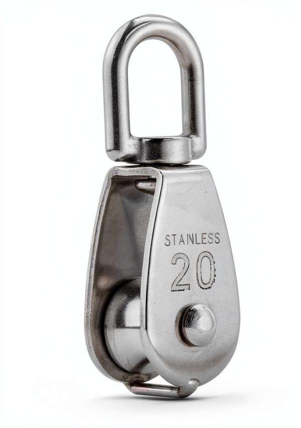 M20 Single Pulley Block Arevik Heavy Duty Stainless Swivel 2pcs-4