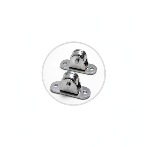 Small Pulley Block PerGar Stainless Steel Duplex Fixed (2pcs)-5