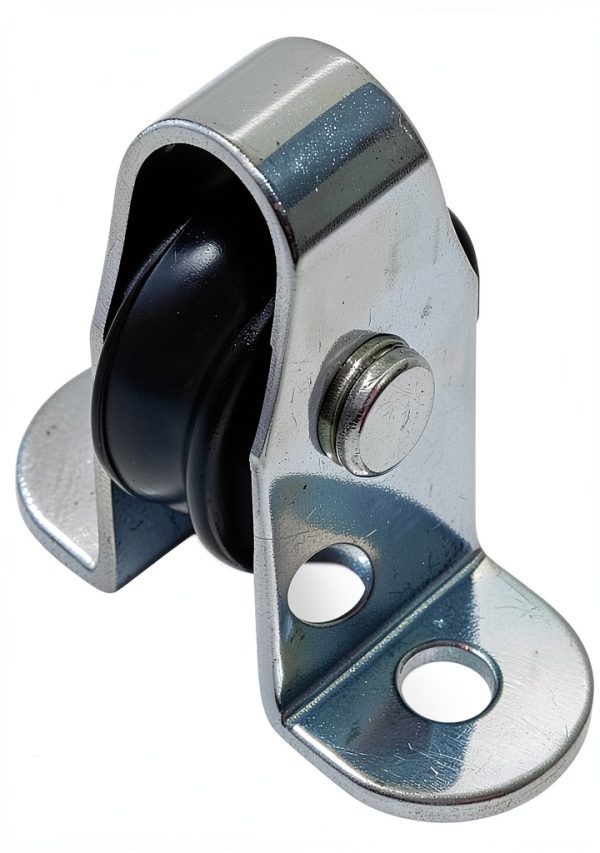 Prolinemax 4 Pc Marine Stainless Steel T304 1/4" Surface Mount Pulley Block Nylon Sheave-5