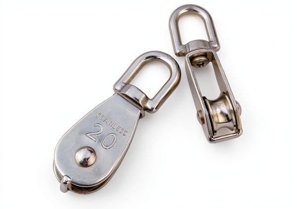 M20 Single Pulley Block Arevik Heavy Duty Stainless Swivel 2pcs-3