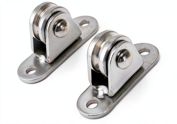 Small Pulley Block PerGar Stainless Steel Duplex Fixed (2pcs)-6