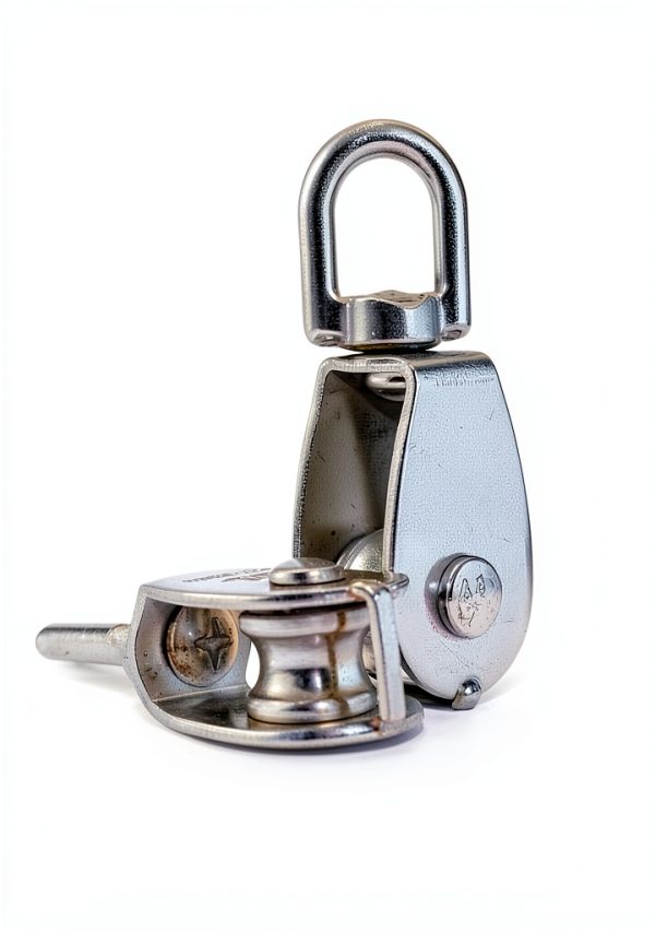 M20 Single Pulley Block Arevik Heavy Duty Stainless Swivel 2pcs-2