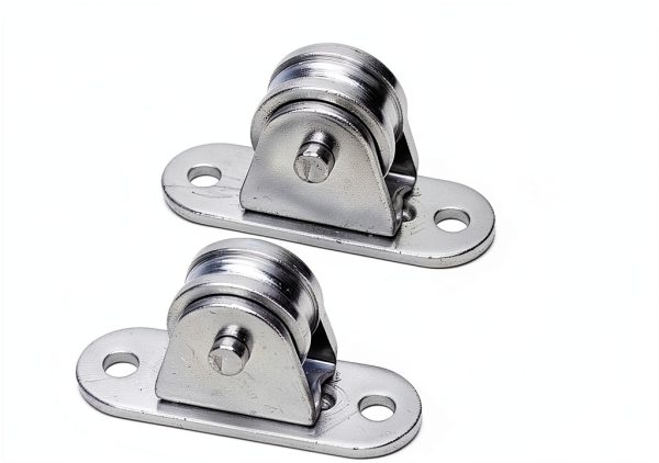 Small Pulley Block PerGar Stainless Steel Duplex Fixed (2pcs)-2