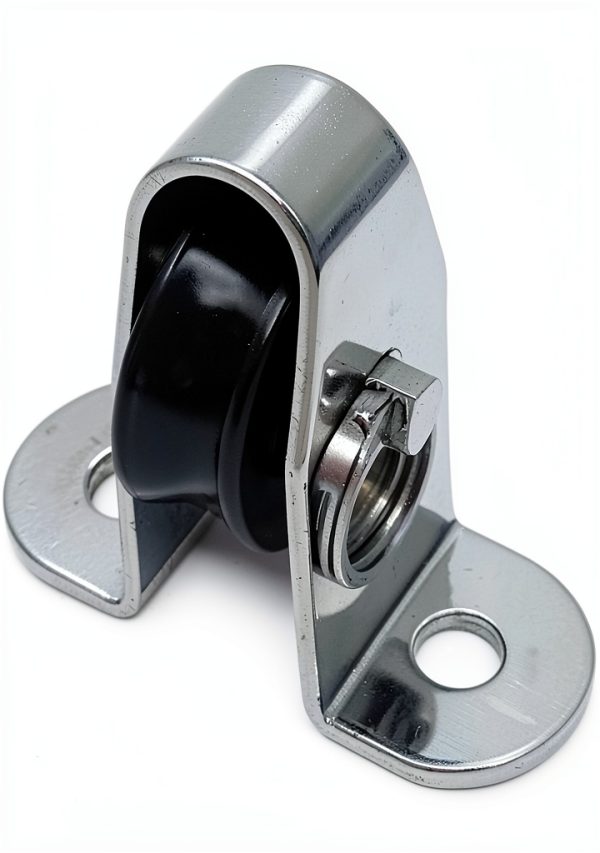 Prolinemax 4 Pc Marine Stainless Steel T304 1/4" Surface Mount Pulley Block Nylon Sheave-6