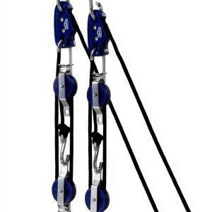 Tie Boss 3/8 Blue Block Tackle BestNest 300lb Hoist-0